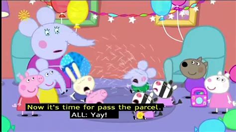 Peppa Pig Series Edmond Elephant S Birthday With Subtitles