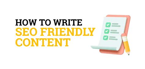 How To Write Seo Friendly Content Blog Posts Article Tips