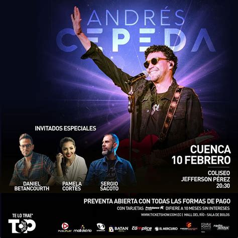 Andr S Cepeda Suma M S Artistas Ecuatorianos A Su Concierto En Cuenca