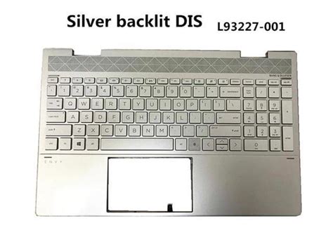 Laptop Us Backlight Keyboard W O Upper Cover Shell For Hp Envy Ed