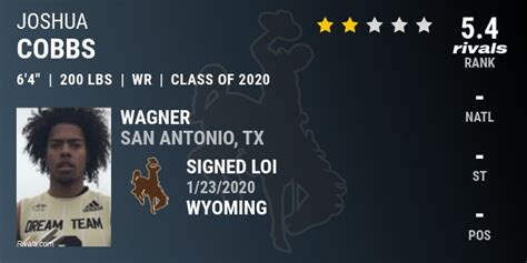 Joshua Cobbs 2020 Wide Receiver Wyoming