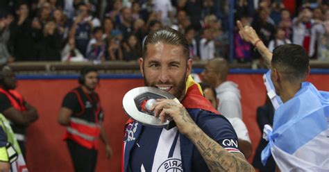 Sergio Ramos PSG Football Match Ligue 1 Uber Eats PSG Vs Metz 5