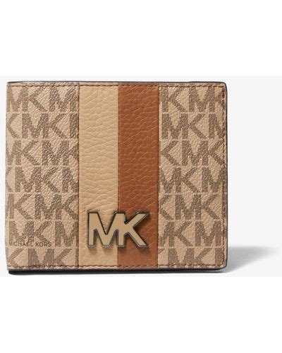 Natural Michael Kors Wallets And Cardholders For Men Lyst