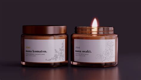 Design De R Tulo Velas Arom Ticas On Behance