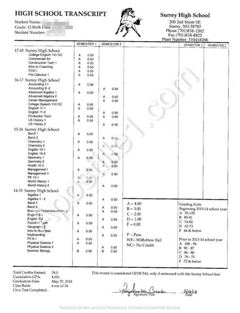 High School Transcript Online Apostille Services