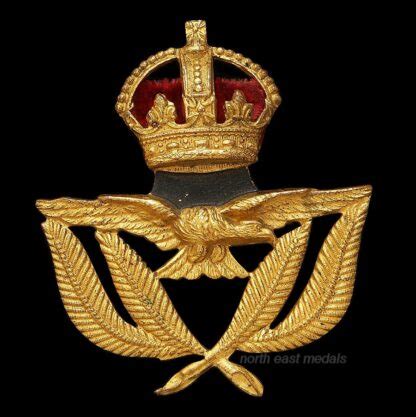 RAF Royal Air Force Warrant Officers Cap Badge KC British Badges And