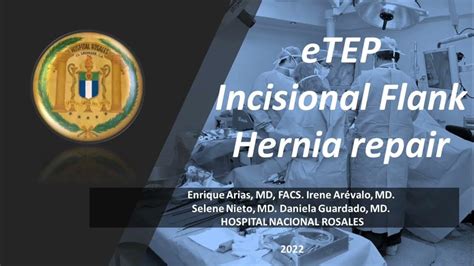 Etep Lateral Abdominal Hernia Repair Youtube