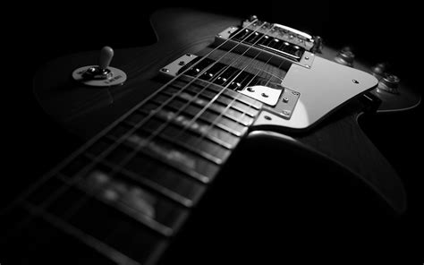 Wallpaper Musical Instrument Guitarist Electric Guitar Black And