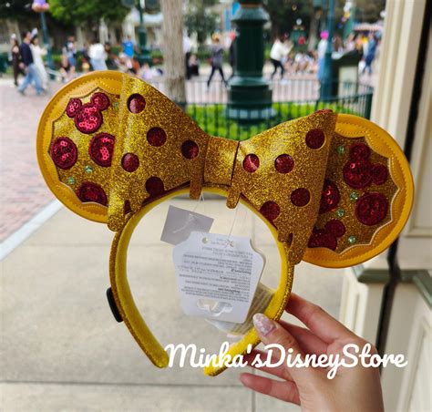 Hong Kong Disneyland Disney Eats Minnie Ears Headband Non Ready St Minka S Disney Store