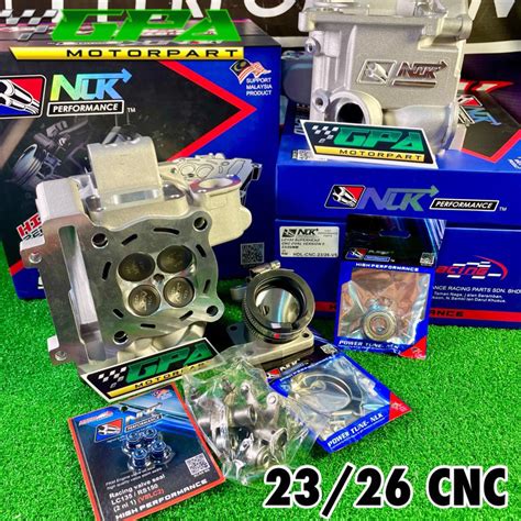 NLK PERFORMANCE RACING SUPERHEAD V5 LC135 PORTING CNC BIASA HEAD 19 22