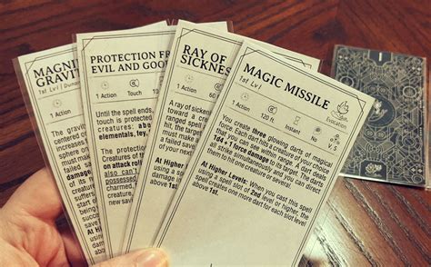 ARCANE TRICKSTER Spell Cards For Dnd 5e Form Fillable Pdfs Etsy