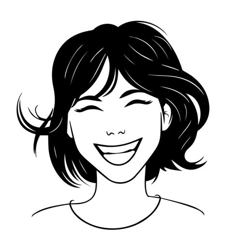 Smiling Happy Girl Icon 23257166 Vector Art At Vecteezy