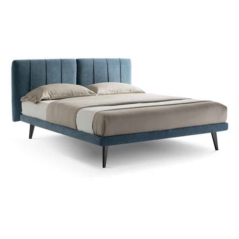 Letto Matrimoniale Moderno Di Lusso In Tessuto Made In Italy