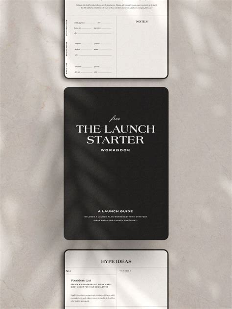 Launch Workbook Planner Boost Your Product Launch