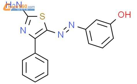 26179 20 4phenol3 2 2 Amino 4 Phenyl 5 Thiazolyldiazenyl 化学式、结构式