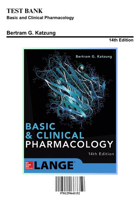 Test Bank For Basic And Clinical Pharmacology Th Edition By Bertram