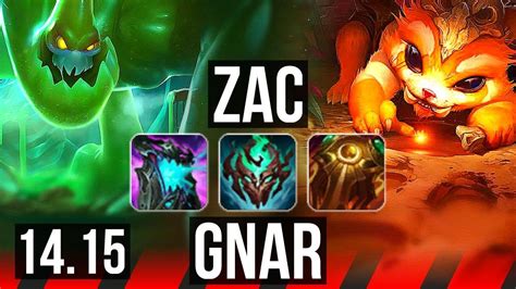 ZAC Vs GNAR TOP Rank 5 Zac 13 2 17 Dominating JP Master 14 15