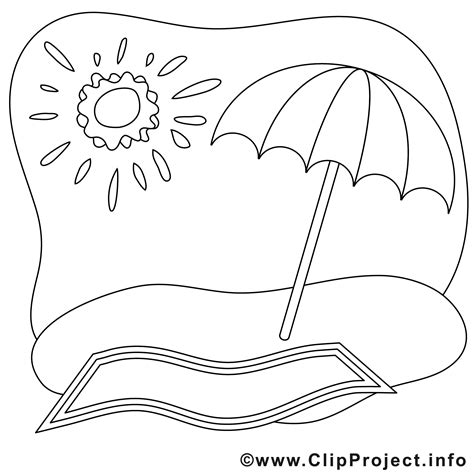 Parasol Soleil Clip Art Gratuit T Imprimer T Coloriages