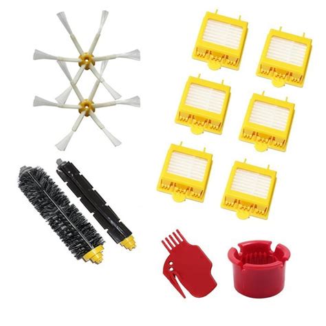 Hongfa Irobot Roomba Replacement Kit 6 Armed Side Brush Flexible