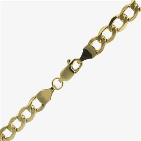 9ct Gold 24 Inch Curb Chain At Warren James