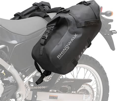 Rhinowalk Bolsas De Sill N De Moto Impermeables Alforjas Laterales