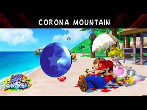 Super Mario Sunshine Walkthrough Corona Mountain All Blue Coins Youtube