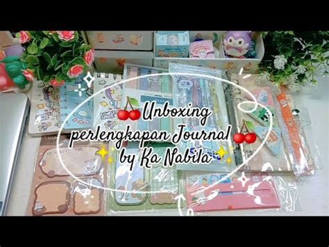 Relaxing ASMR Unboxing Perlengkapan Journal YouTube