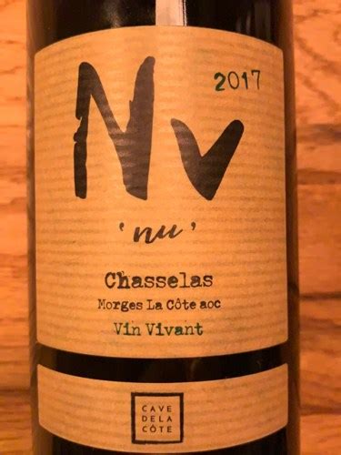 Cave De La C Te Nu Chasselas Vin Nature Vivino Us