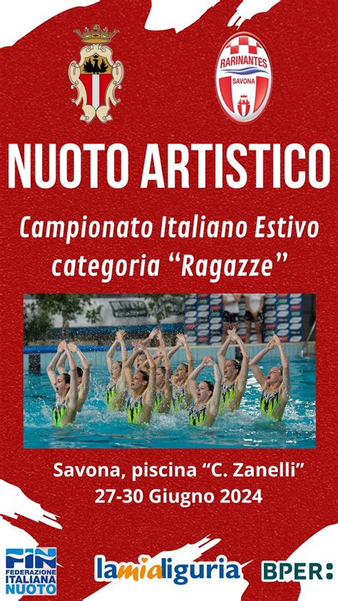 Nuoto Artistico Dal Al Giugno La Rari Sar Impegnata A Savona