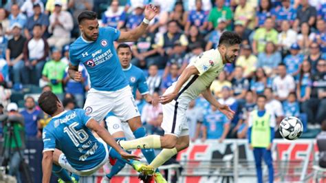 Cruz Azul Vs América En Vivo Horario Y Dónde Ver Hoy Por Tv Y Online El Clásico Joven De Liga