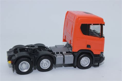 Herpa Scania Cr Xt Niederdach Bau Zugmaschine Achs H Neu