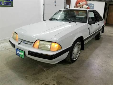 White Lx Fox Body For Sale Ford Mustang Lx Owner K Miles