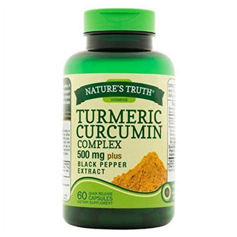 Nature S Truth Turmeric Curcumin Complex Mg Plus Black Pepper