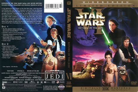 Star Wars Episode VI Return Of The Jedi DVD Scan R MovieCovers