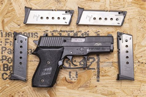 Sig Sauer P220 SAS 45 ACP Police Trade In Pistol Sportsman S Outdoor