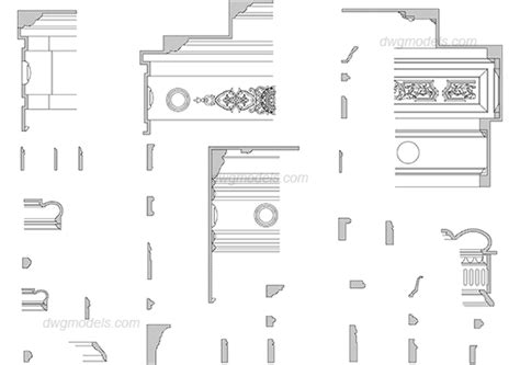 Arch Detail 6 Dwg Free Cad Blocks Download