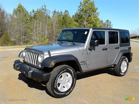 2018 Billet Silver Metallic Jeep Wrangler Unlimited Sport 4x4