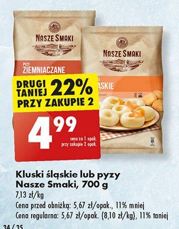 Kluski ślaskie Nasze smaki cena promocje opinie sklep Blix pl