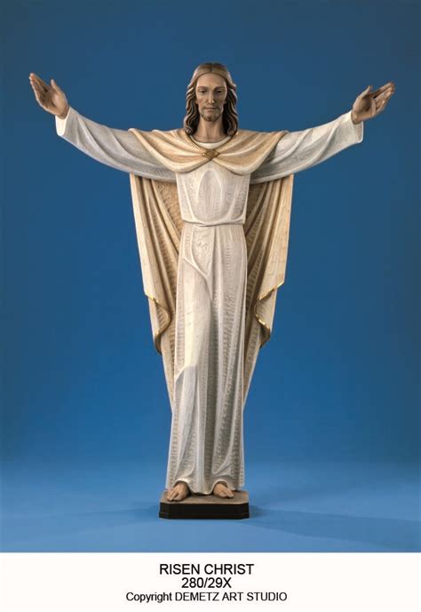 Risen Christresurrection Statue In Fiberglass St Andrews Book