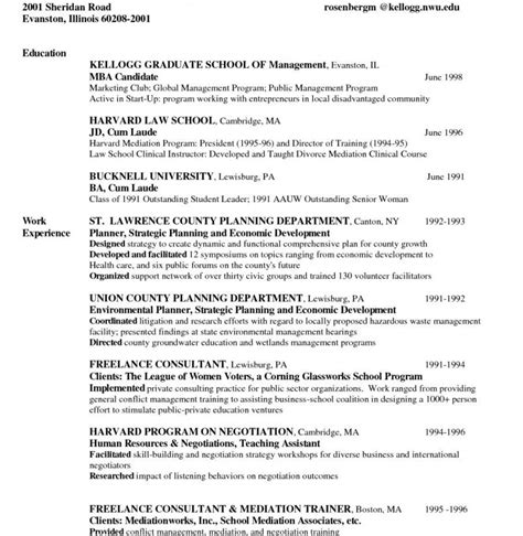 33 Harvard Law School Resume Examples For Your Learning Needs