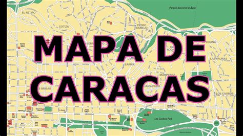 MAPA DE CARACAS VENEZUELA YouTube