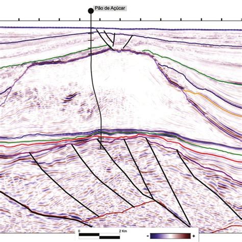 Regional Seismic Line Illustrating The Main Seismic Units And