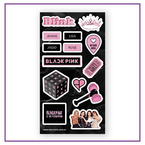 Stickers vinilicos BlackPink - Comprar en Saturnalia