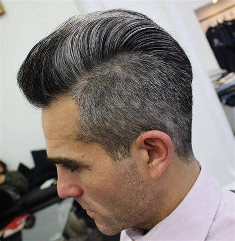 Undercut For Salt And Pepper Hair Undercut Styles Undercut Men Mens