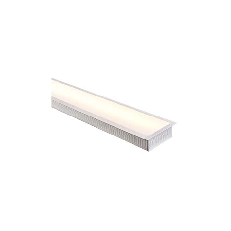 Recessed 1 Meter 100x35mm Winged Aluminium LED Profile Silver HV9695