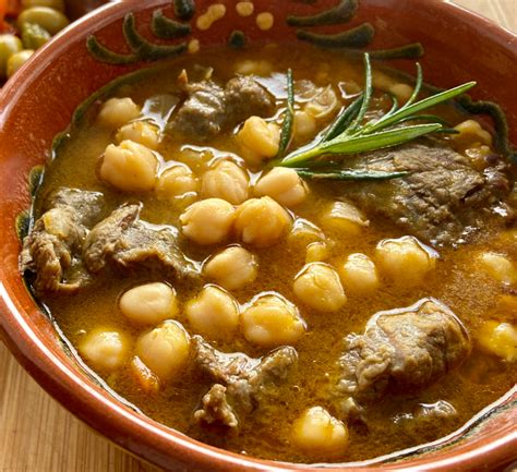 Garbanzos con carrileras guisadas Cocción lenta en TM6 Legumbres y