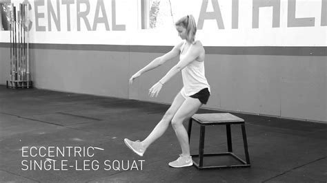 Eccentric Single Leg Squat Youtube