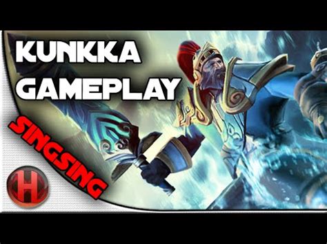 Singsing Kunkka Ranked Dota Gameplay Youtube