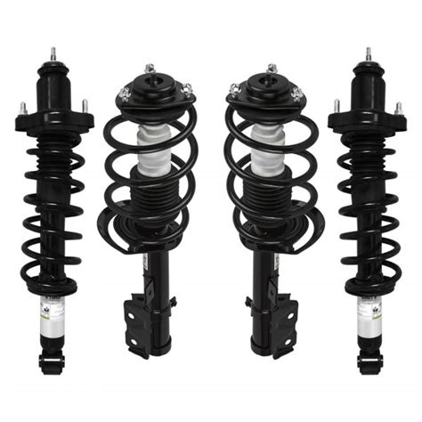 Unity Automotive® 4 11581 15580 001 Front And Rear Complete Strut Assembly Kit