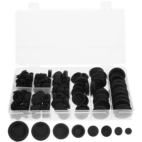 Hemoton 170pcs Rubber Grommets Wiring Rubber Grommet Kit Rubber Hole ...